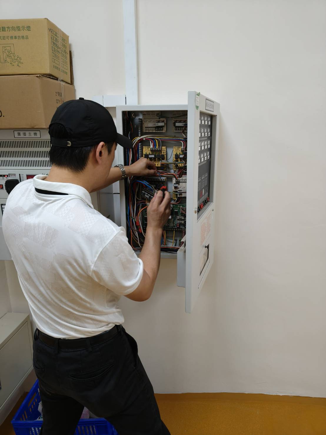 火警受信總機配線